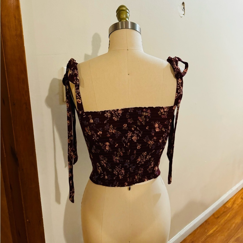 REFORMATION women tank top size 2 floral - Picture 4 of 8